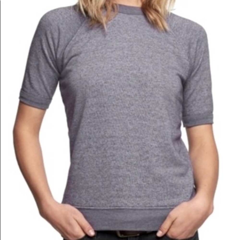 American Giant - size M - short sleeve - blue sweatshirt